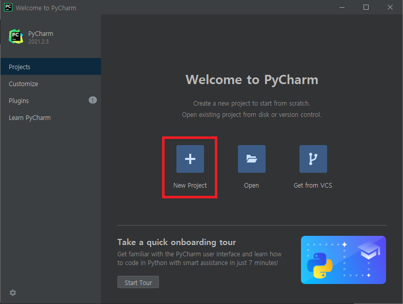 Pycharm New Project
