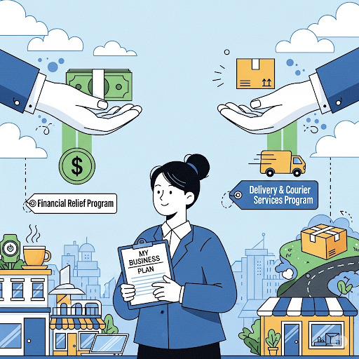 소상공인 부담경감 크레딧, 배달&middot;택배 지원 중복 신청 가능할까? 관련 사진