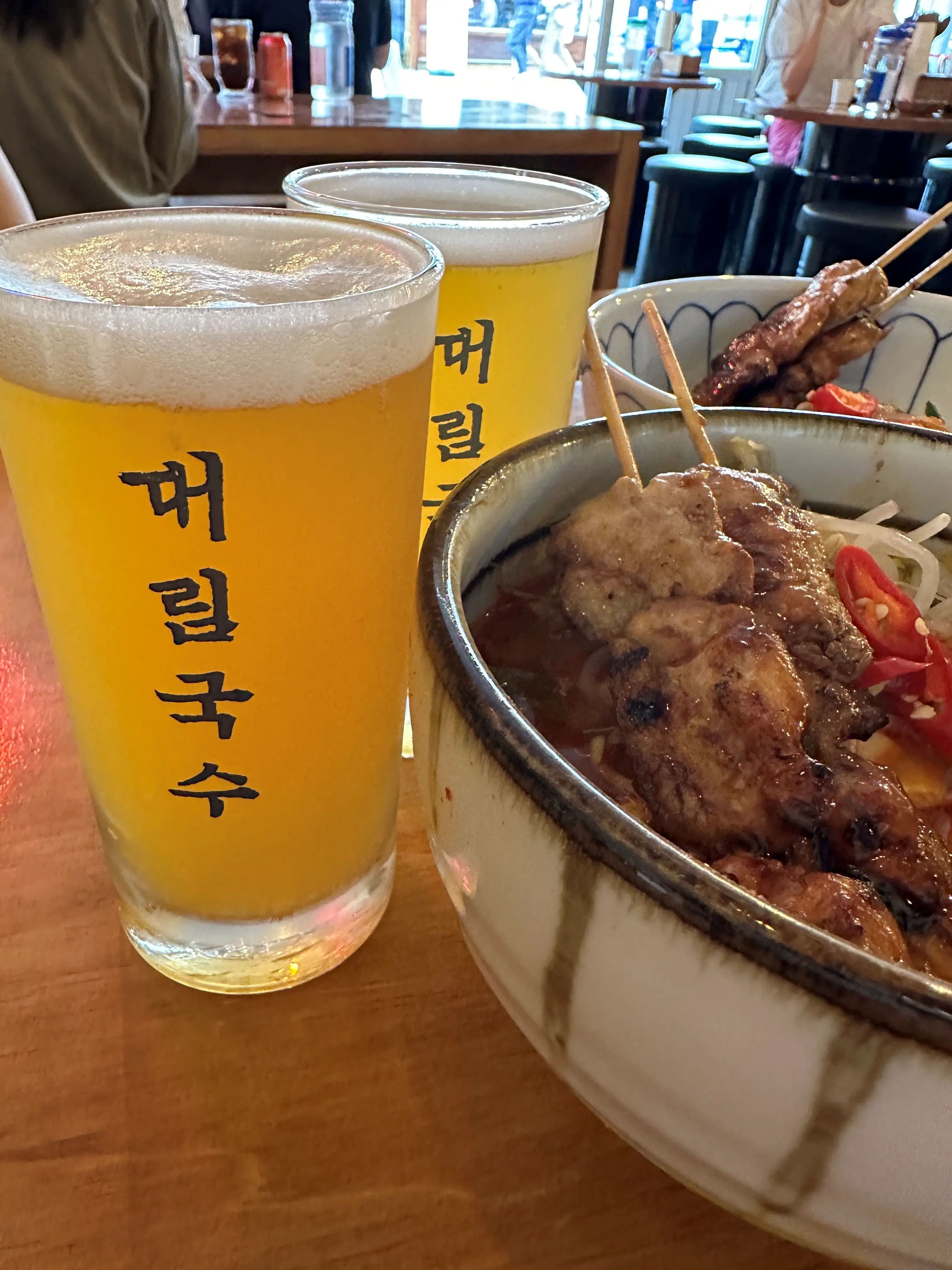 대림국수-맥주-메뉴