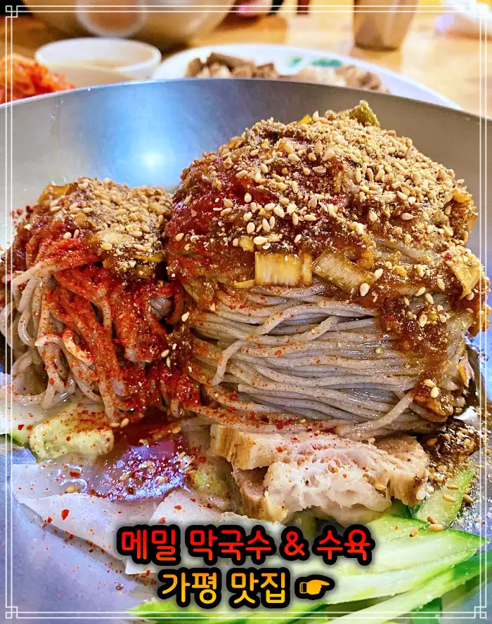 경기 가평 맛집 수도권 최고의 막국수