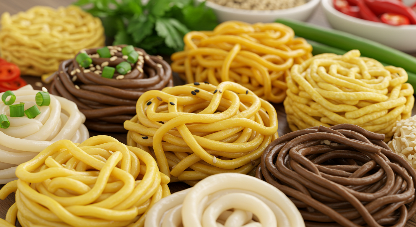 면테이스팅 알덴테포인트 육수흡수 전분세척