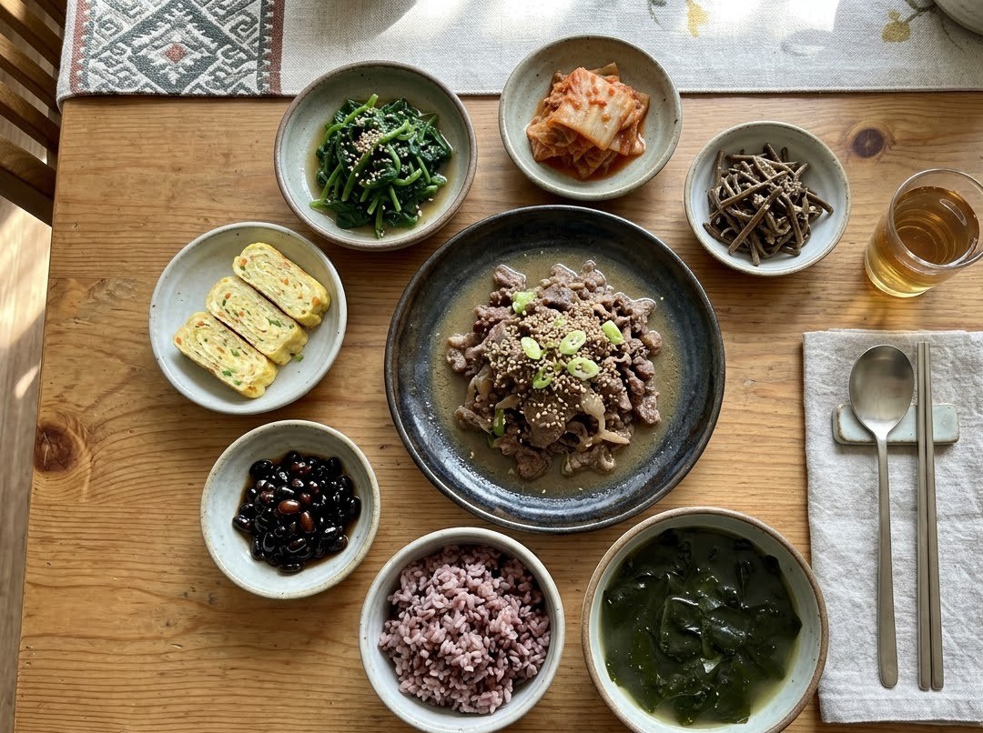 철분이 풍부한 한식 반찬