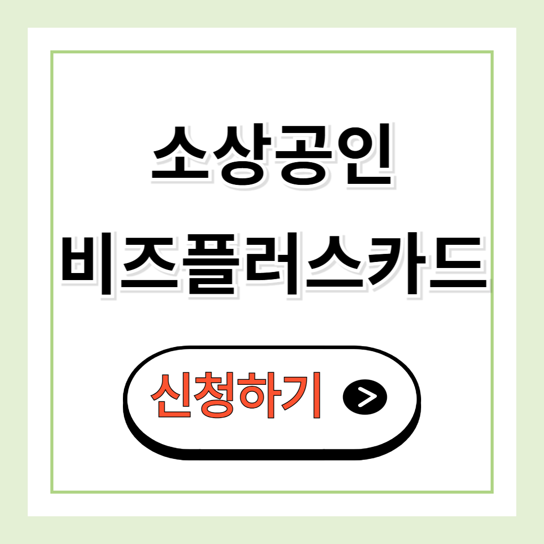 비즈플러스카드 지원사업