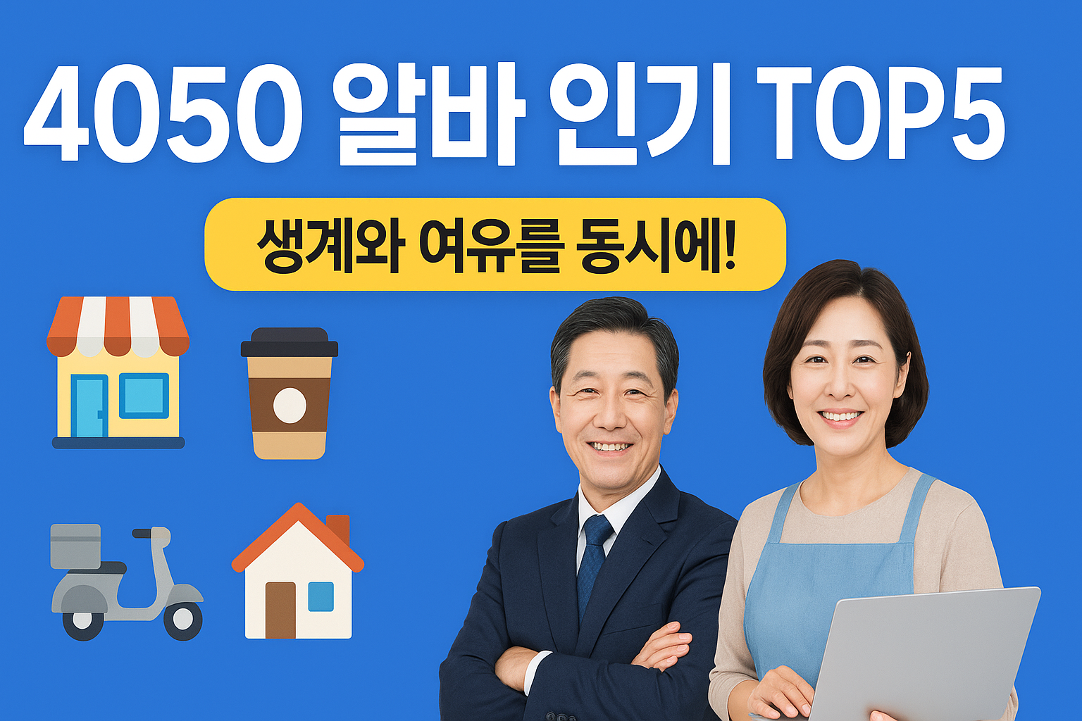 생계도, 여유도 잡는 4050 알바 인기 TOP5 직종