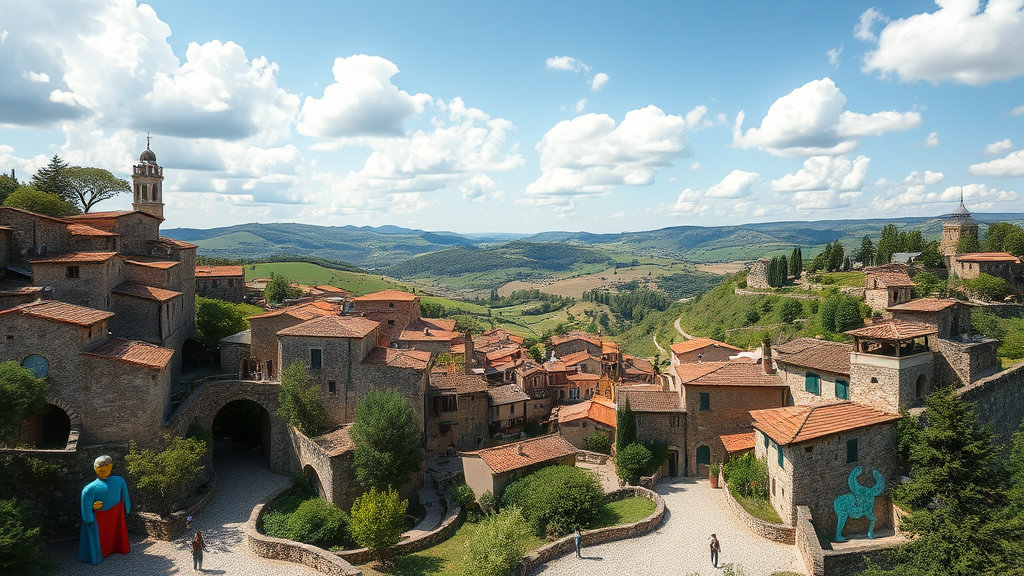 르보 드 프로방스 &ndash; 중세 언덕 마을과 현대 미술의 만남
