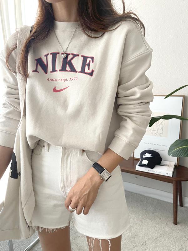 나이키 스포츠웨어 걸즈 오버사이즈 스웻셔츠