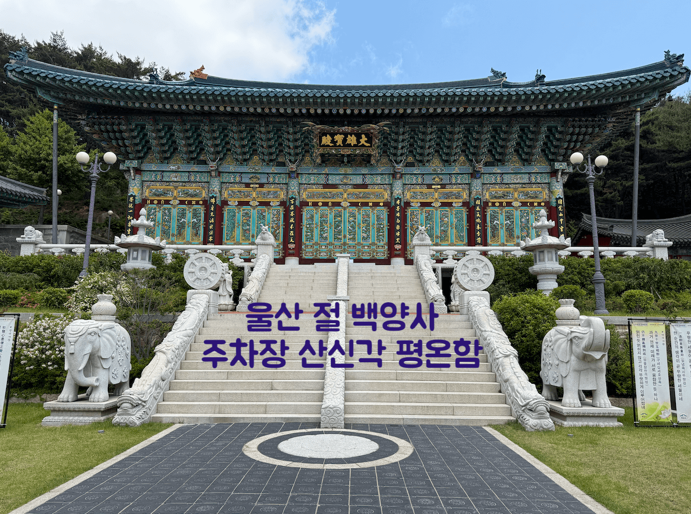 울산 절 백양사