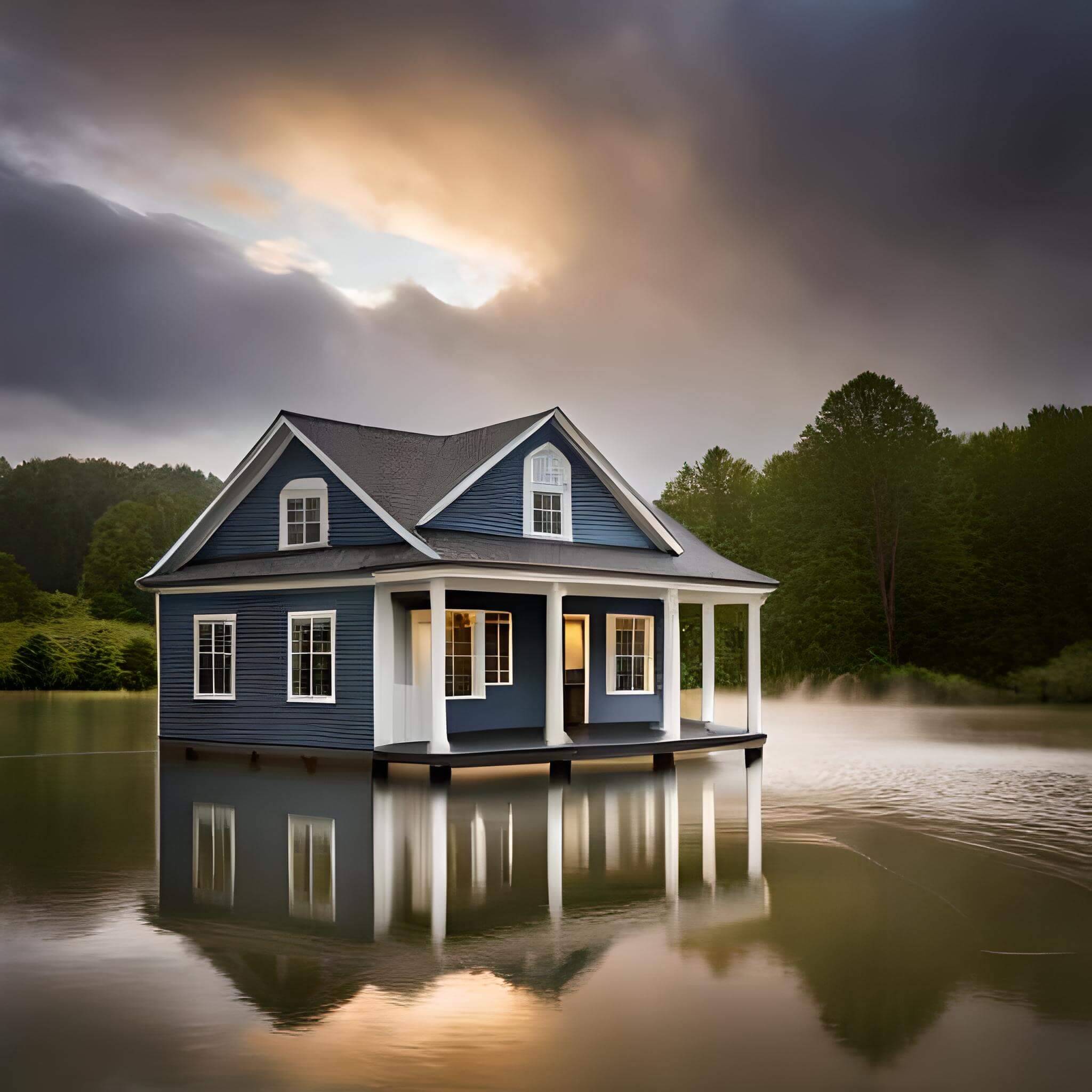 집에 물이 차는 꿈