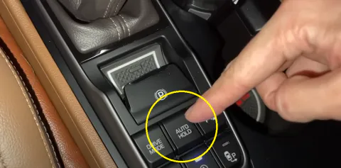 자동차 오토홀드 버튼