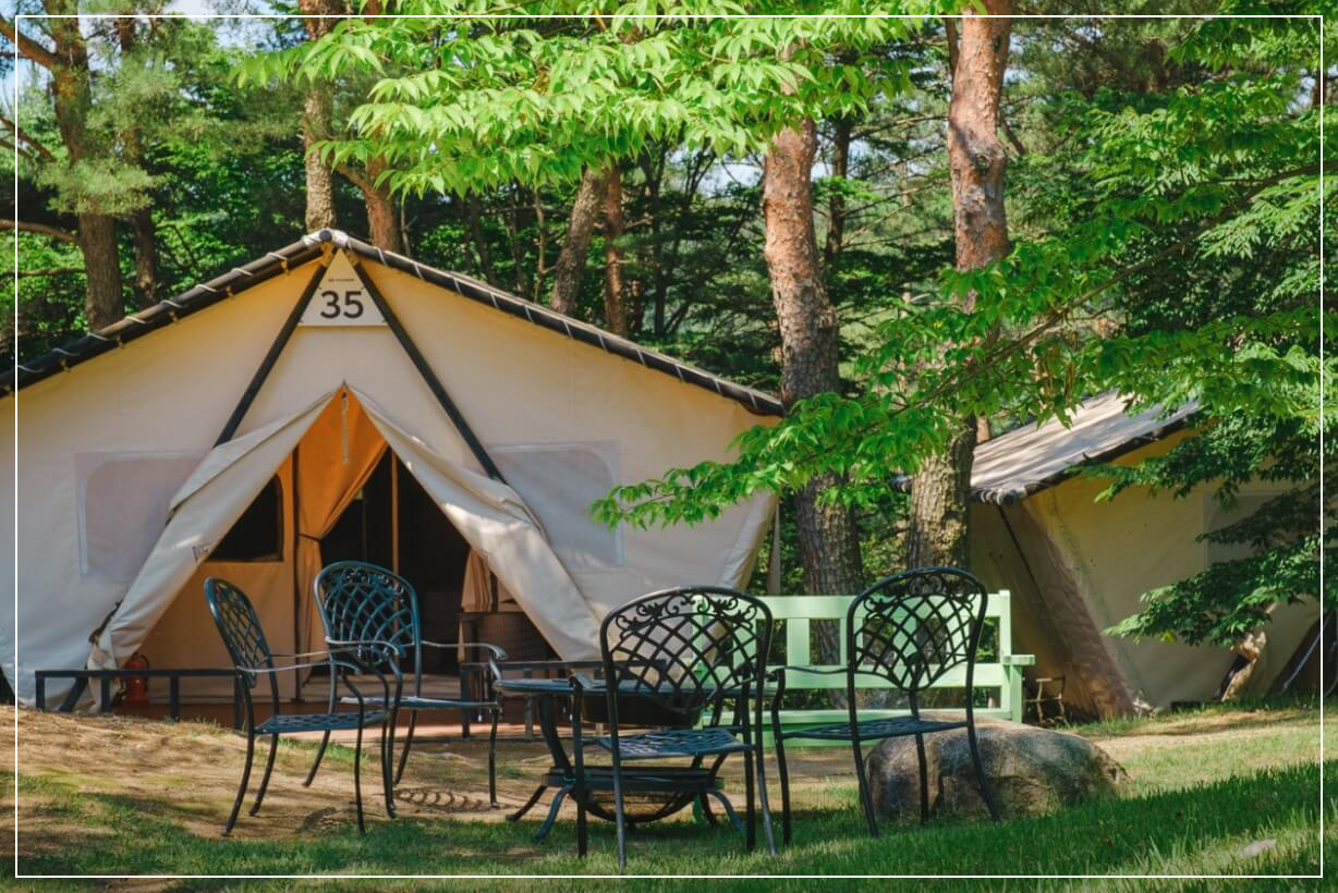 광양 가볼만한곳 베스트10 느랭이골 자연휴양림(LED 숲 캠핑존)