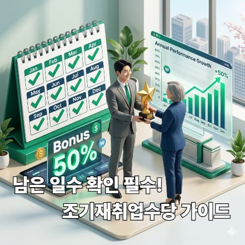 조기재취업수당 조건과 12개월 근속 가이드