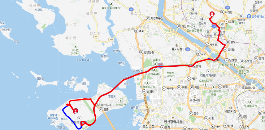 7400번 공항버스