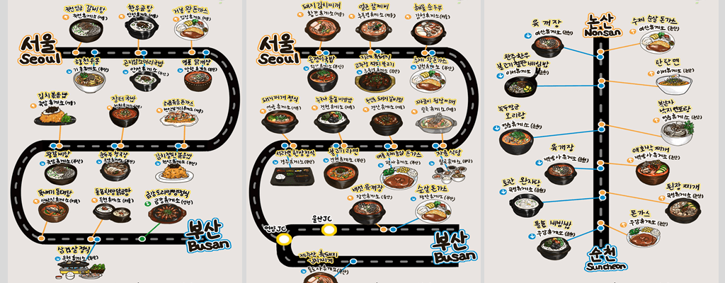 경부·호남고속도로 휴게소 맛집 (출처: 휴플)