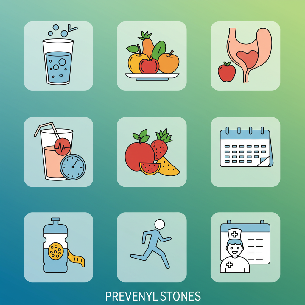 요로결석 재발 방지를 위한 생활 습관 체크리스트