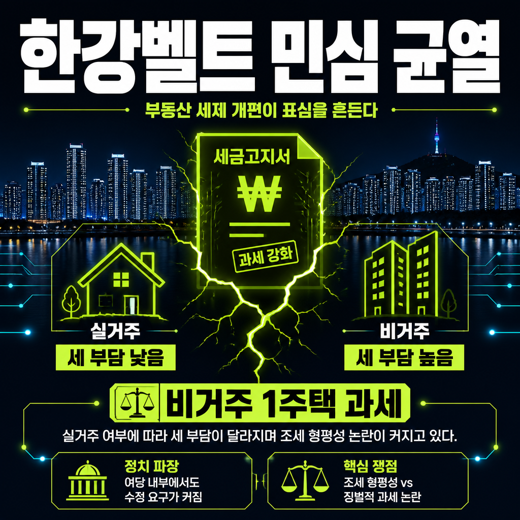 한강벨트 민심 균열