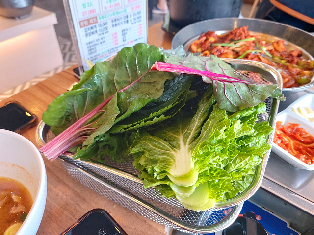 쌈배추와 겨자