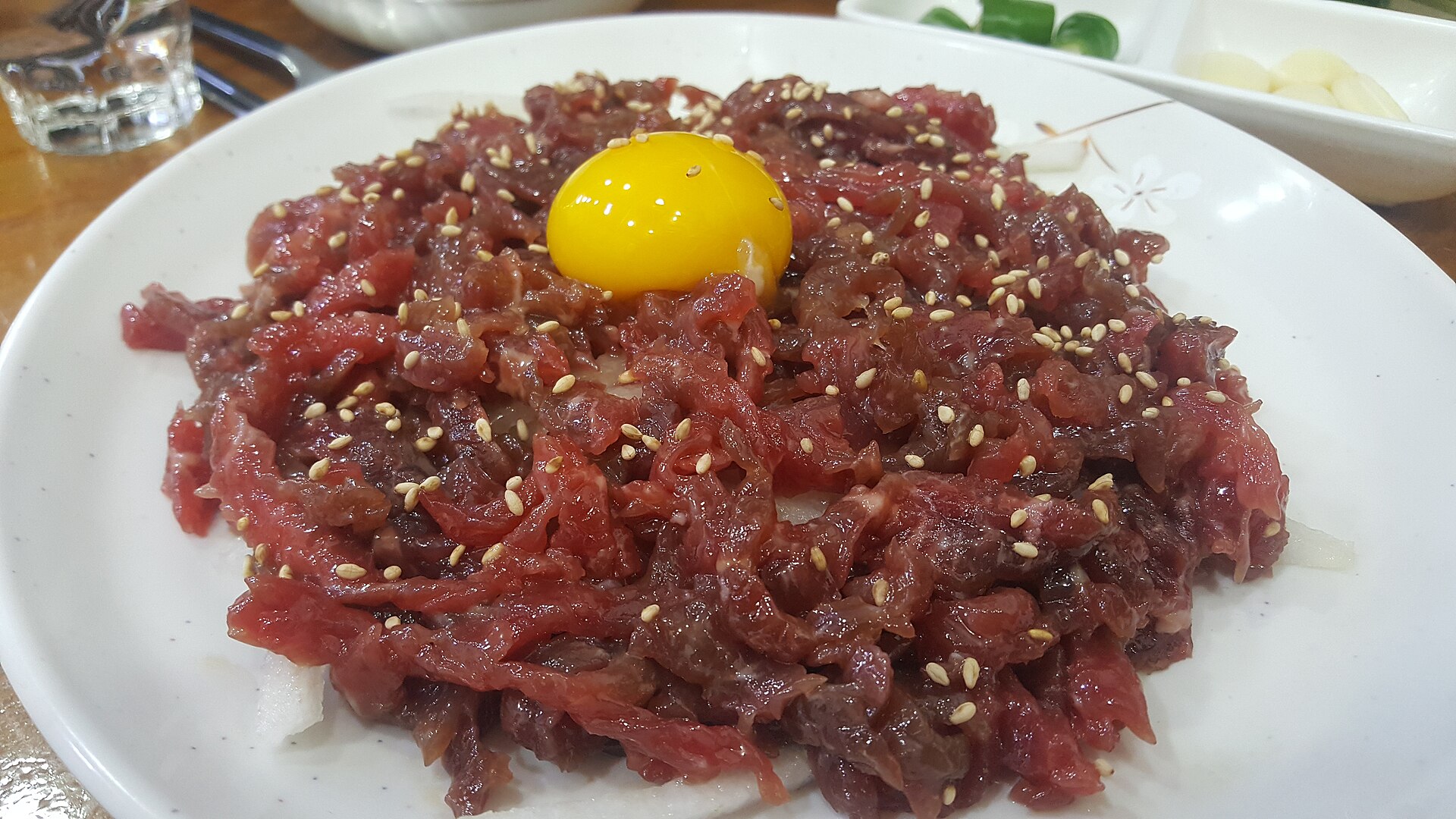광장시장 맛집 육회 예시