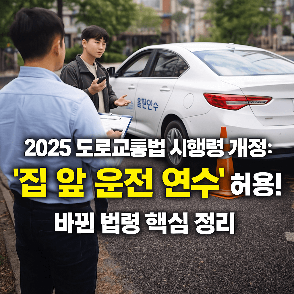 2025년 12월 2일 도로교통법 시행령 개정
