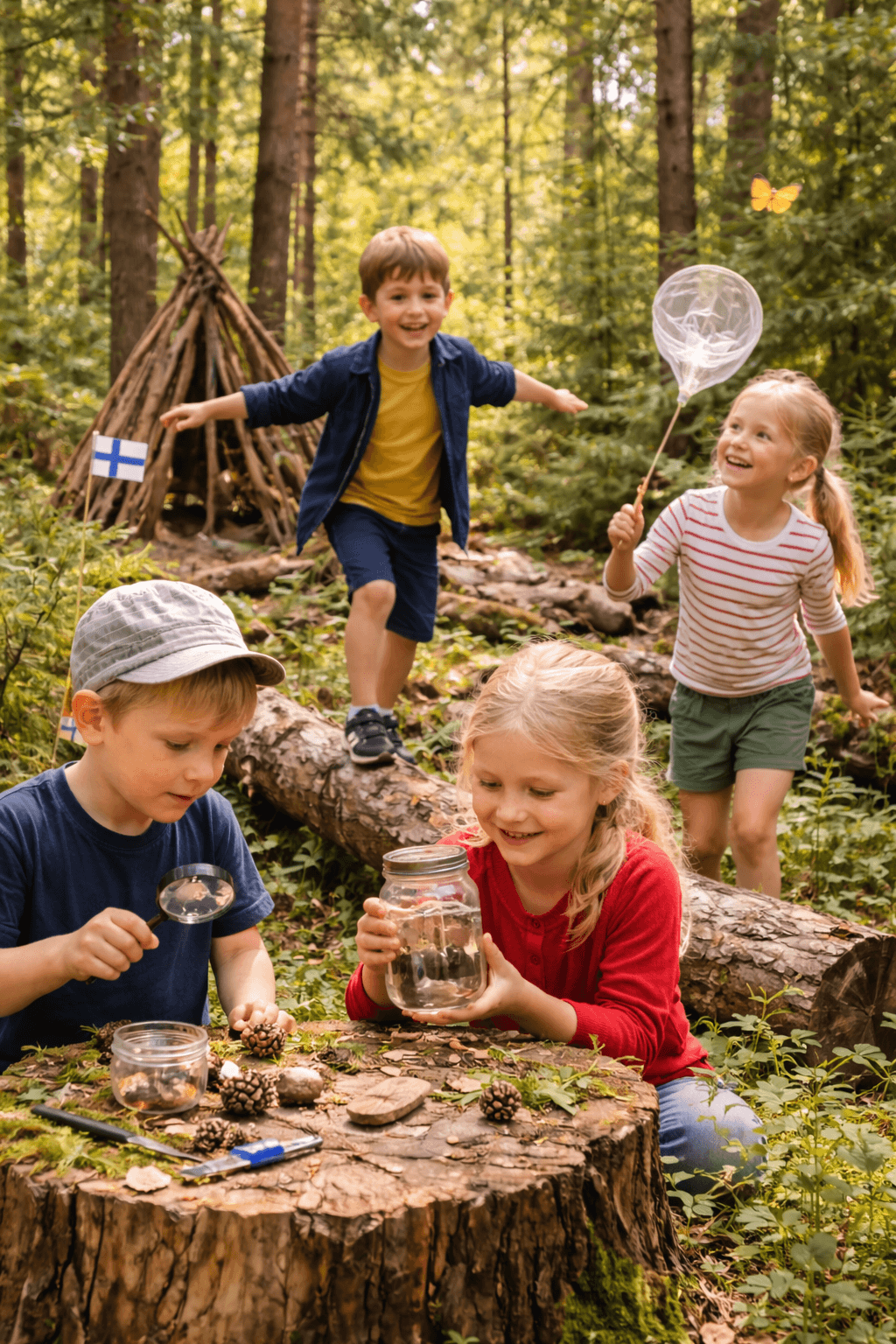 해외 숲놀이 모습