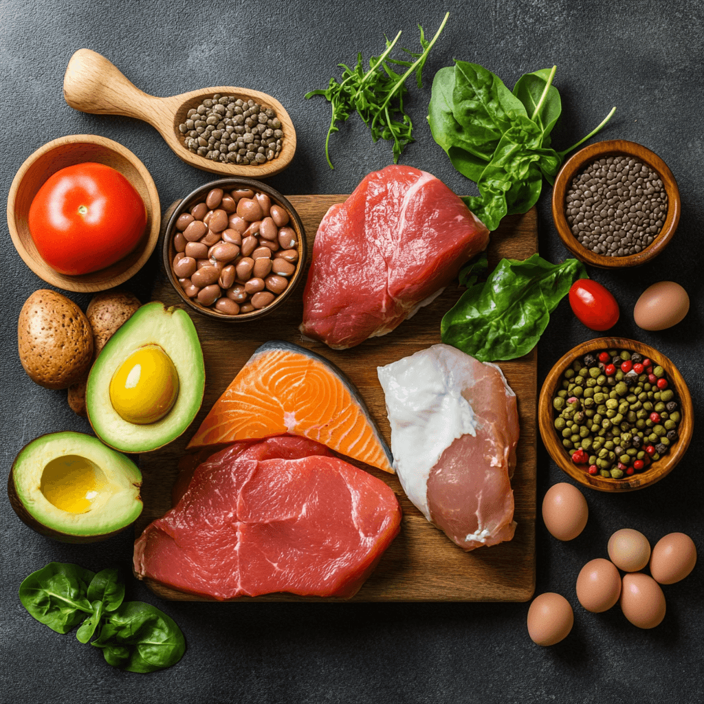 저탄수화물 vs 고단백 식단