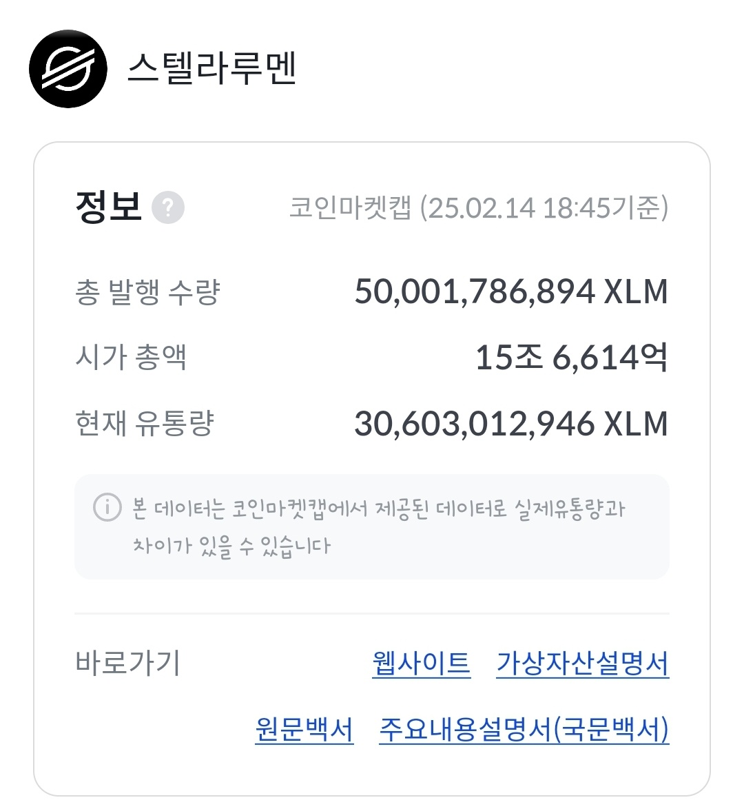 스텔라루멘 시세 전망