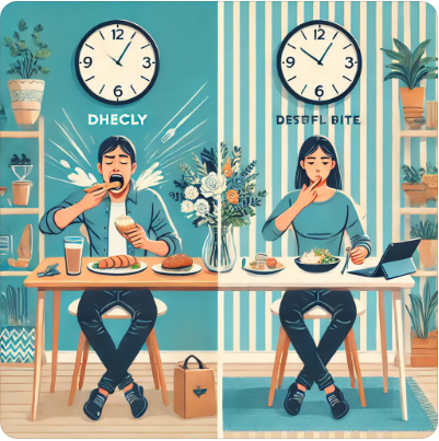 식사 속도와 건강의 상관관계