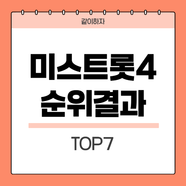 미스트롯4-순위결과