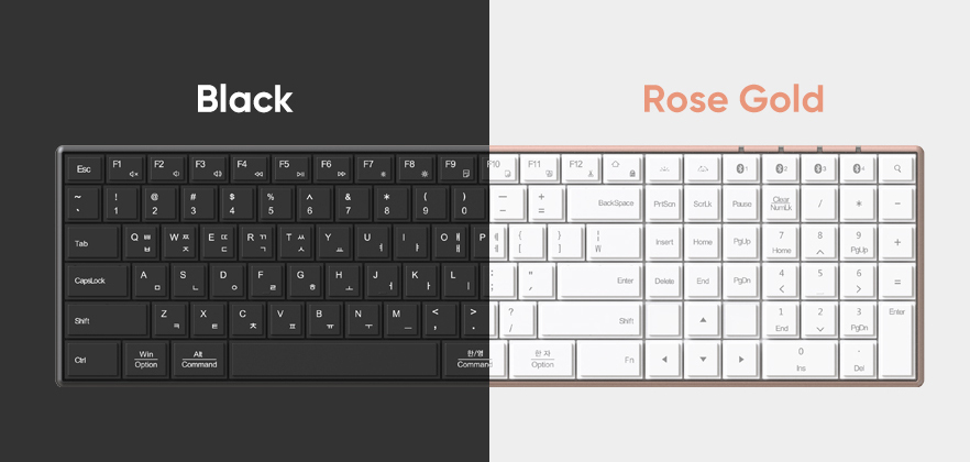 ABKO TOS200 멀티 페어링 펜타그래프 무선 키보드