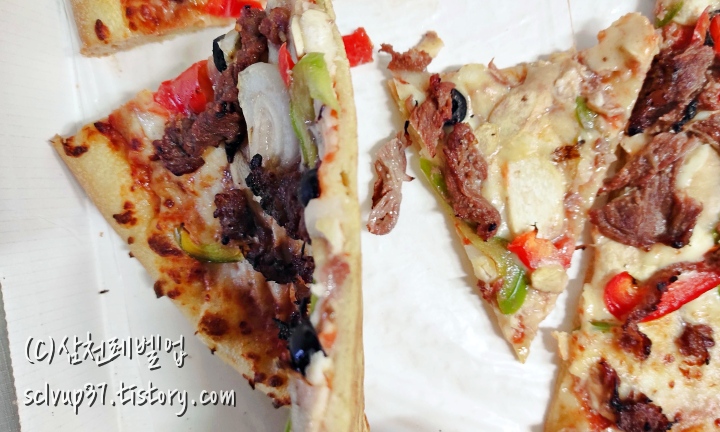 코스트코 불고기 피자 두께
