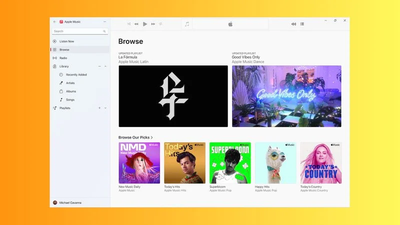 Apple이 Windows 사용자를 위한 iTunes를 Apple Music, TV, 및 Devices 앱으로 공식 분할(출처-macrumors)