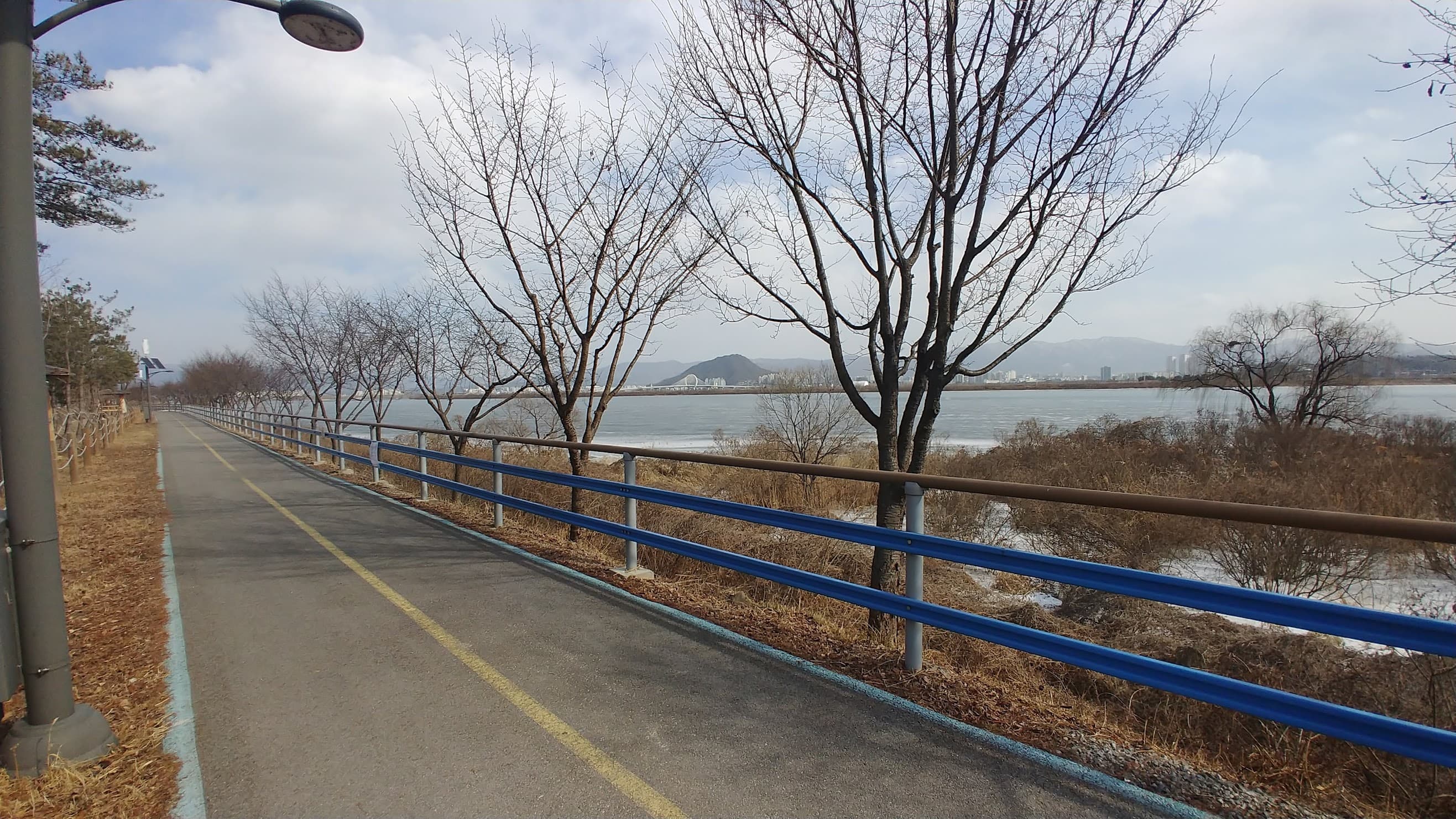 춘천 의암호 주변 겨울 풍경