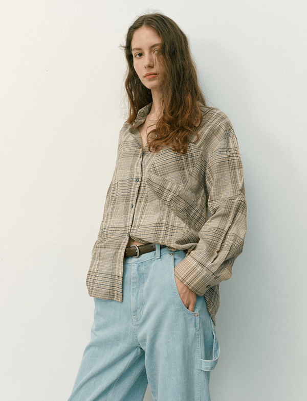 엄마친구아들 6회 정소민 체크셔츠