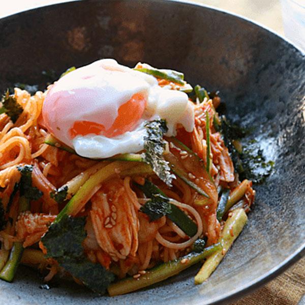 열무비빔국수