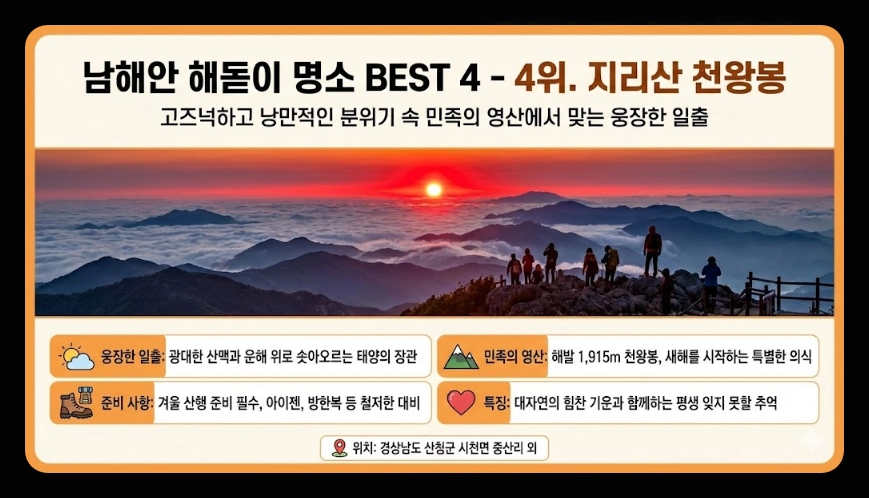 2026년 해돋이 명소 순위 TOP10