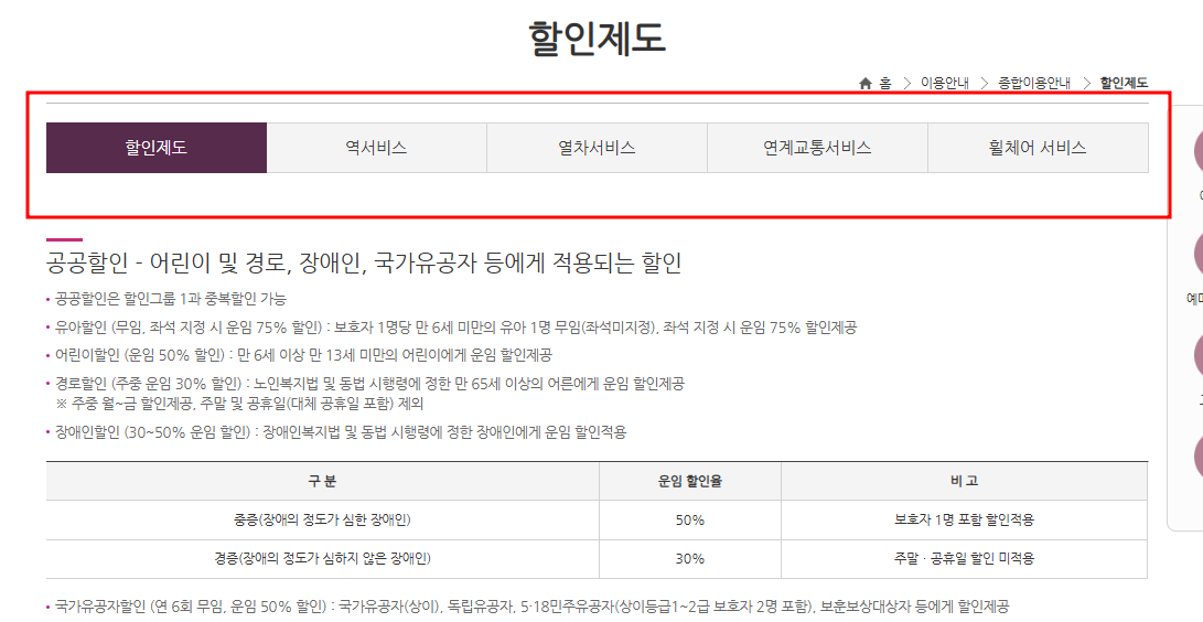 SRT 홈페이지 : SRT 예매, SRT 시간표, SRT 서비스 및 혜택 완벽 정리 5