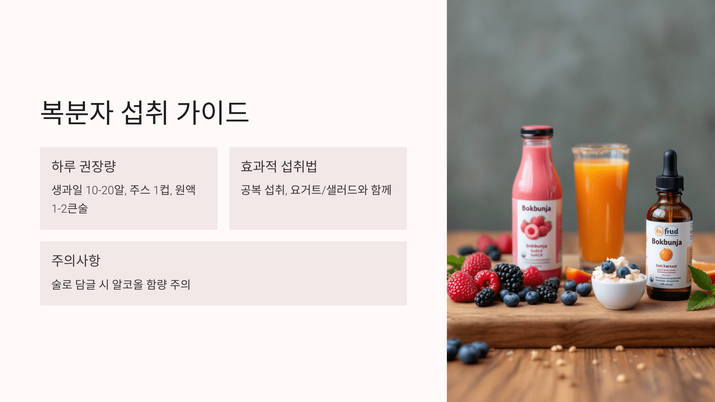 복분자 사진입니다.