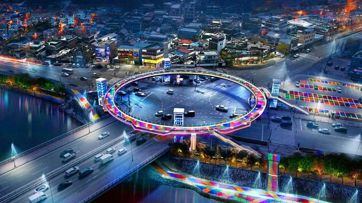 춘천 원형육교 관련 사진첨부