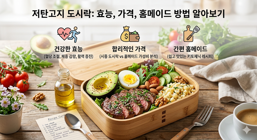 저탄고지 도시락의 모든 것, 효능부터 가격, 나만의 홈메이드 레시피까지