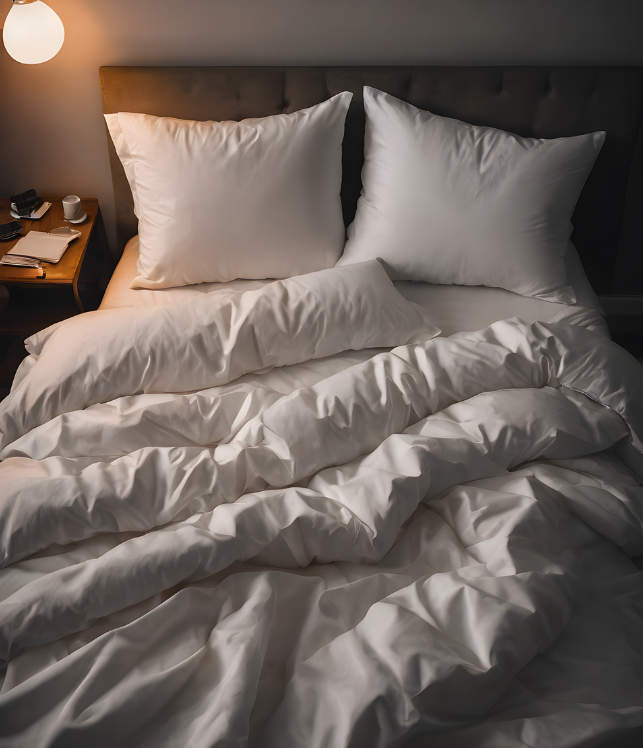 침대 소재별 체감 온도 관련 사진