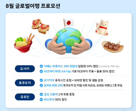 8월 글로벌여행 프로모션