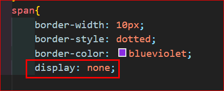 display:none;