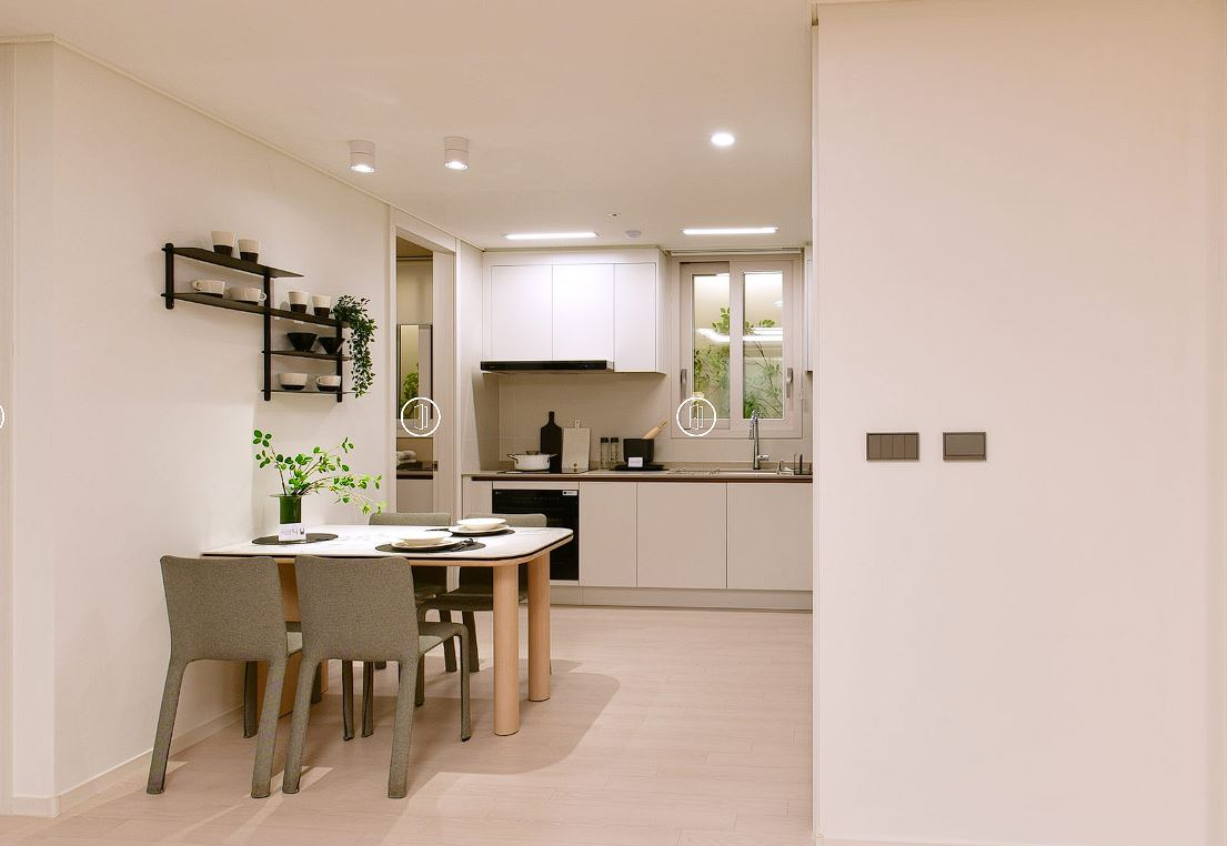 메이플 자이 평면도, 모델하우스