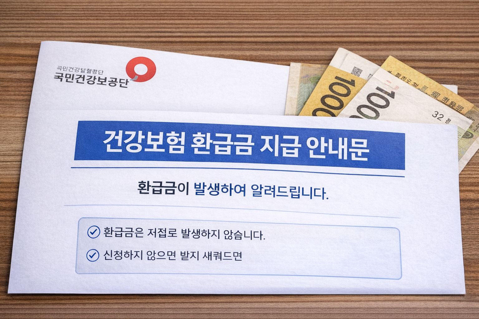 국민 건강 보험 환급금 대상자 조건 정리