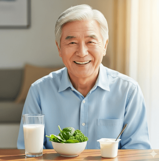 60대 필수 영양제! 칼슘과 비타민D