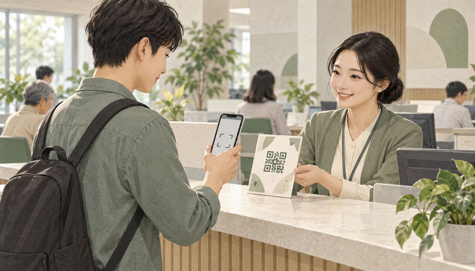 주민센터 QR 발급