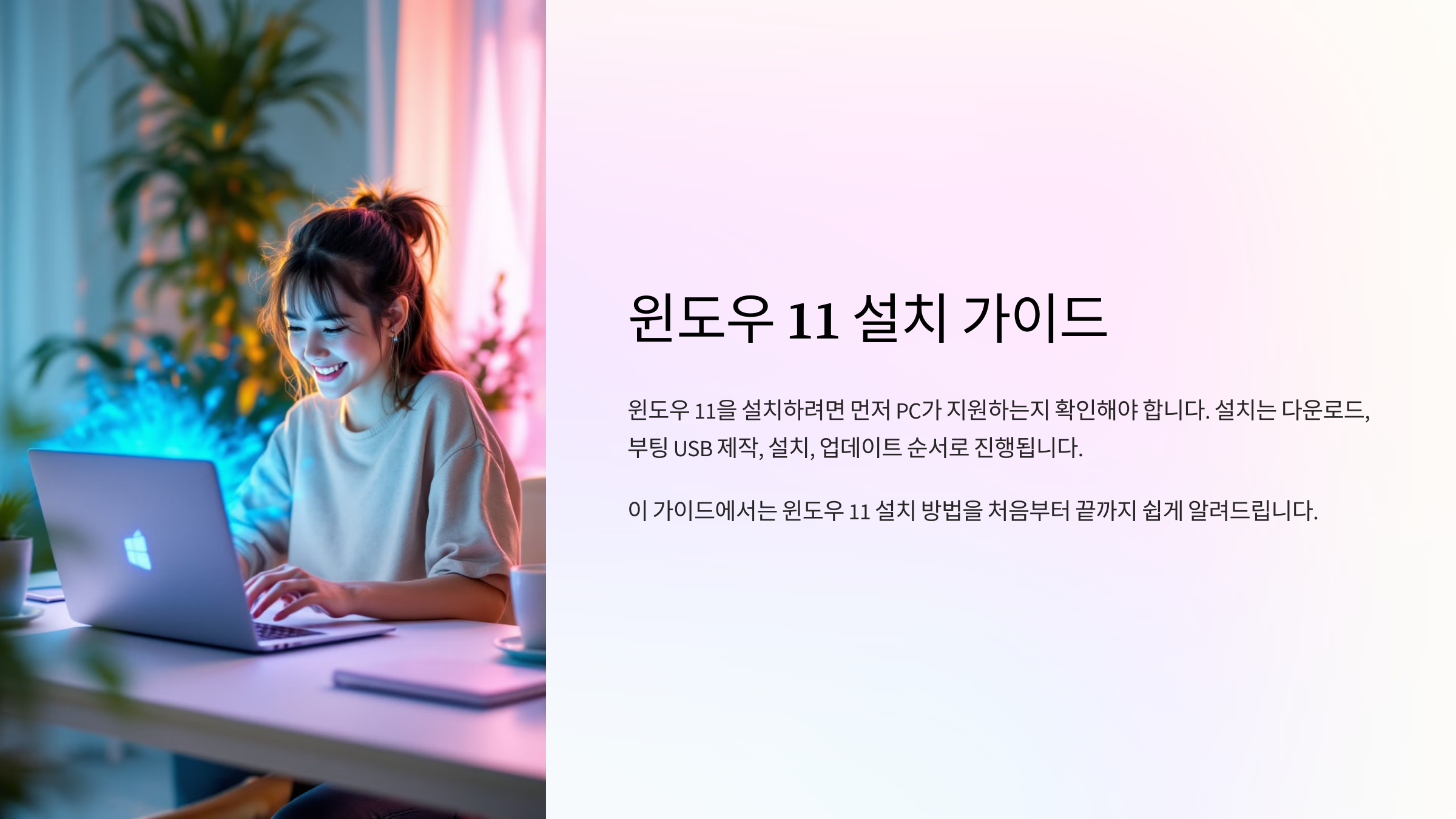 윈도우 11 설치 방법 한눈에 정리!