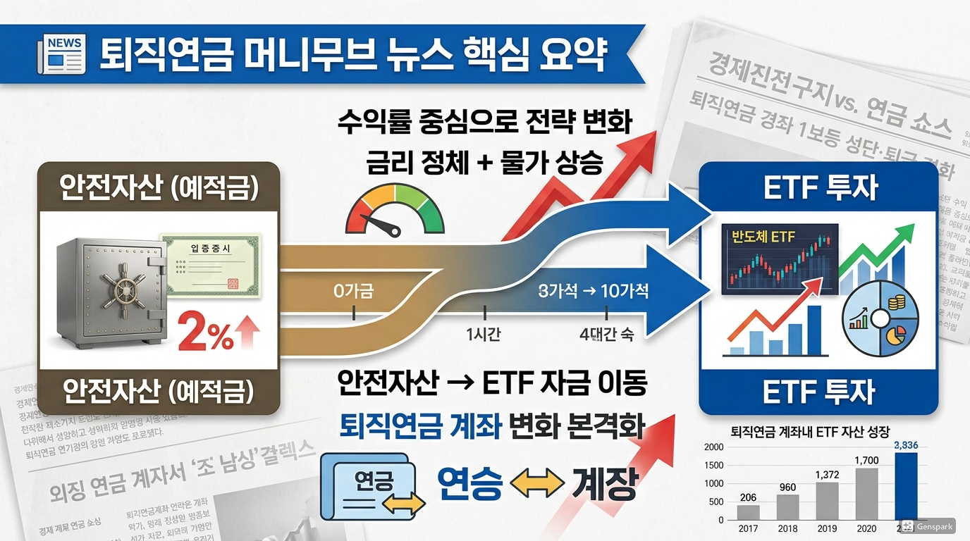 퇴직연금 머니무브 뉴스 핵심 요약