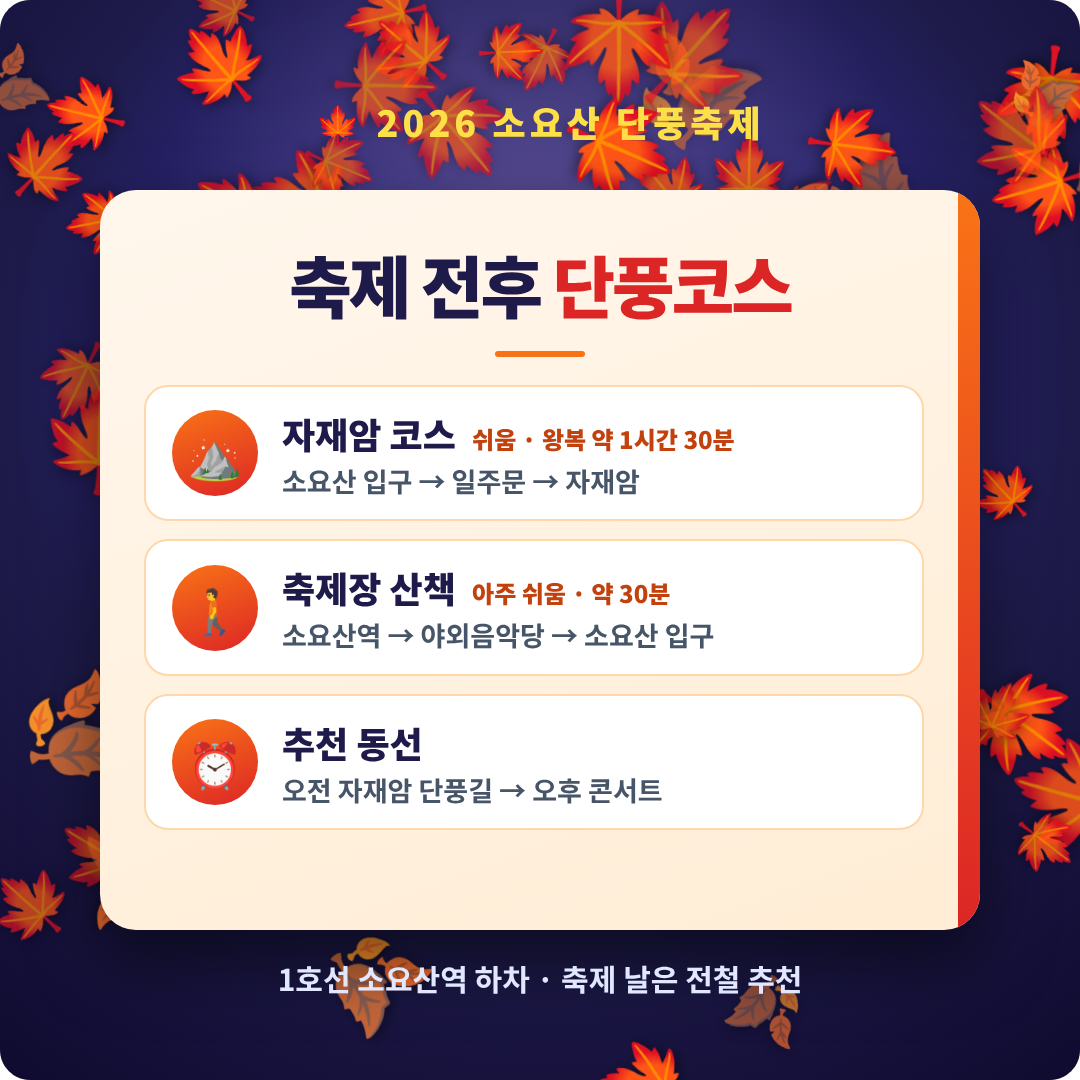 소요산 단풍축제 이미지