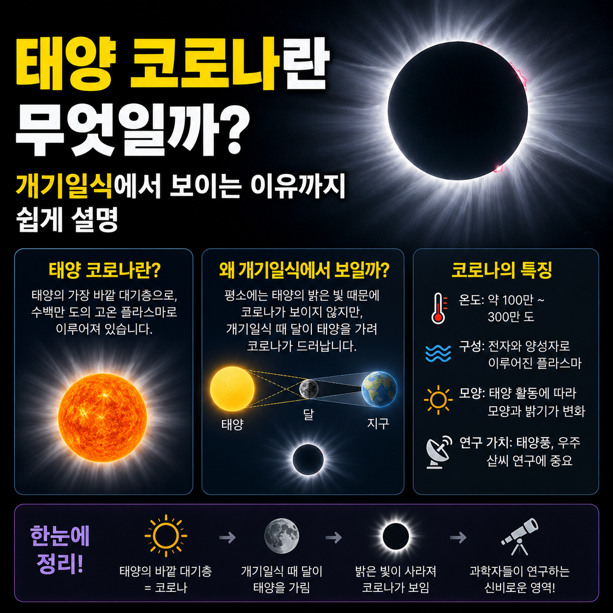 태양 코로나란 무엇일까