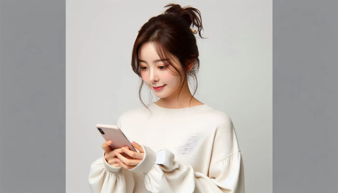 갤럭시-s25-ai-사용법을-알아보는-여성의-모습